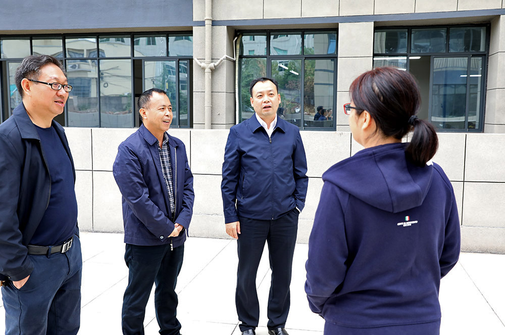 王湘淮调研德甲新校建设工作
