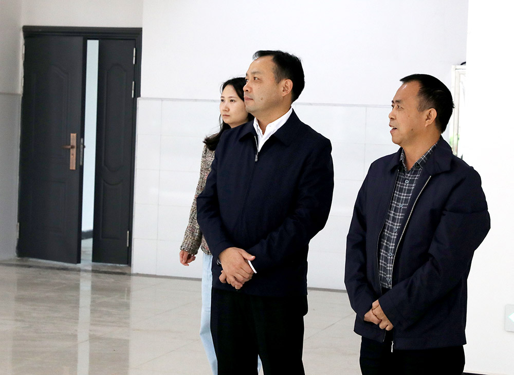 王湘淮调研德甲新校建设工作 王湘淮调研德甲新校建设工作