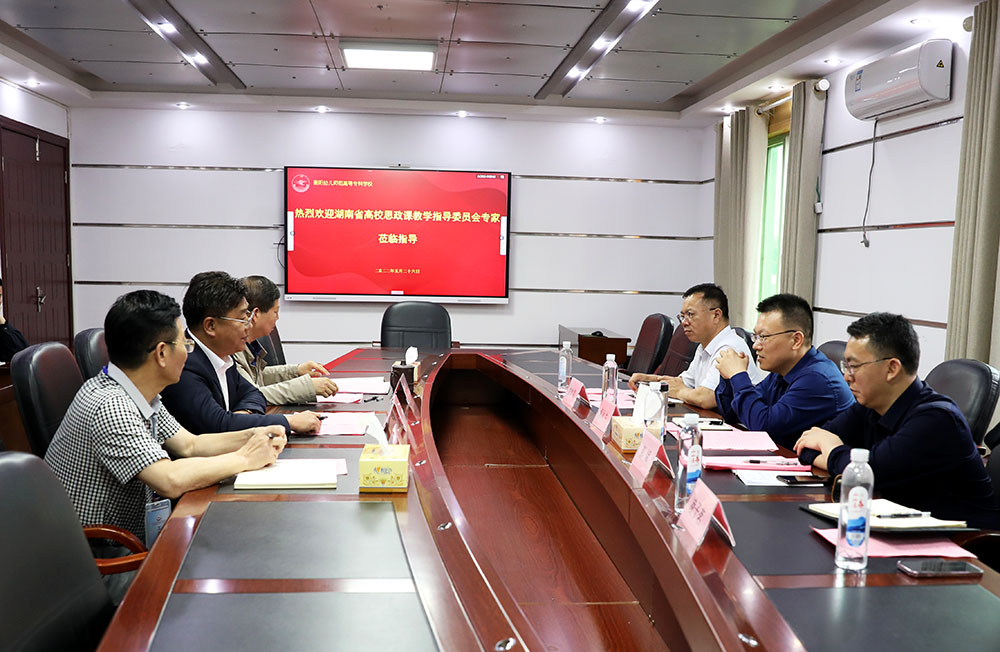 湖南省高校思政课教学指导委员会专家莅临德甲指导工作