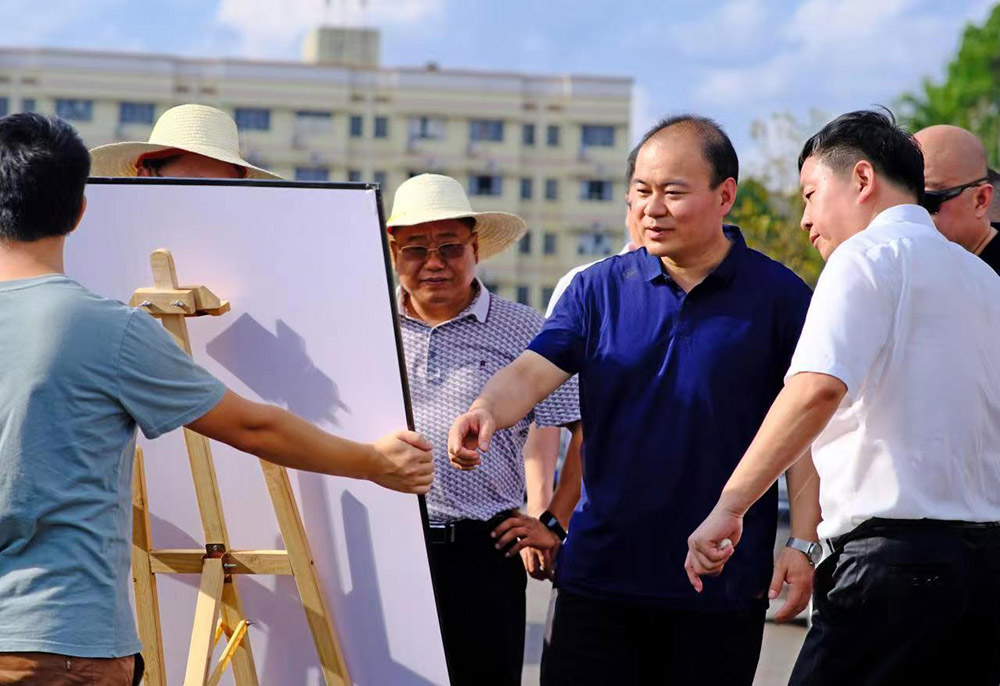 朱健调研德甲周边道路建设