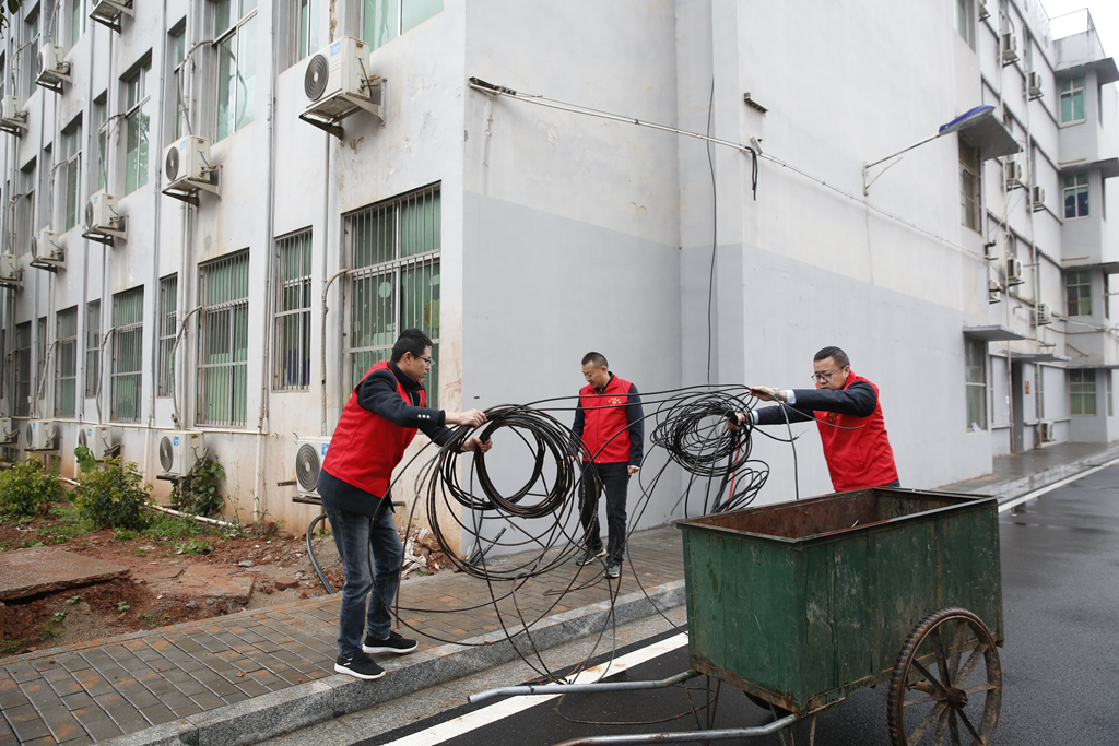 创文在行动：德甲联赛官网开展校园包路段卫生清扫志愿者活动